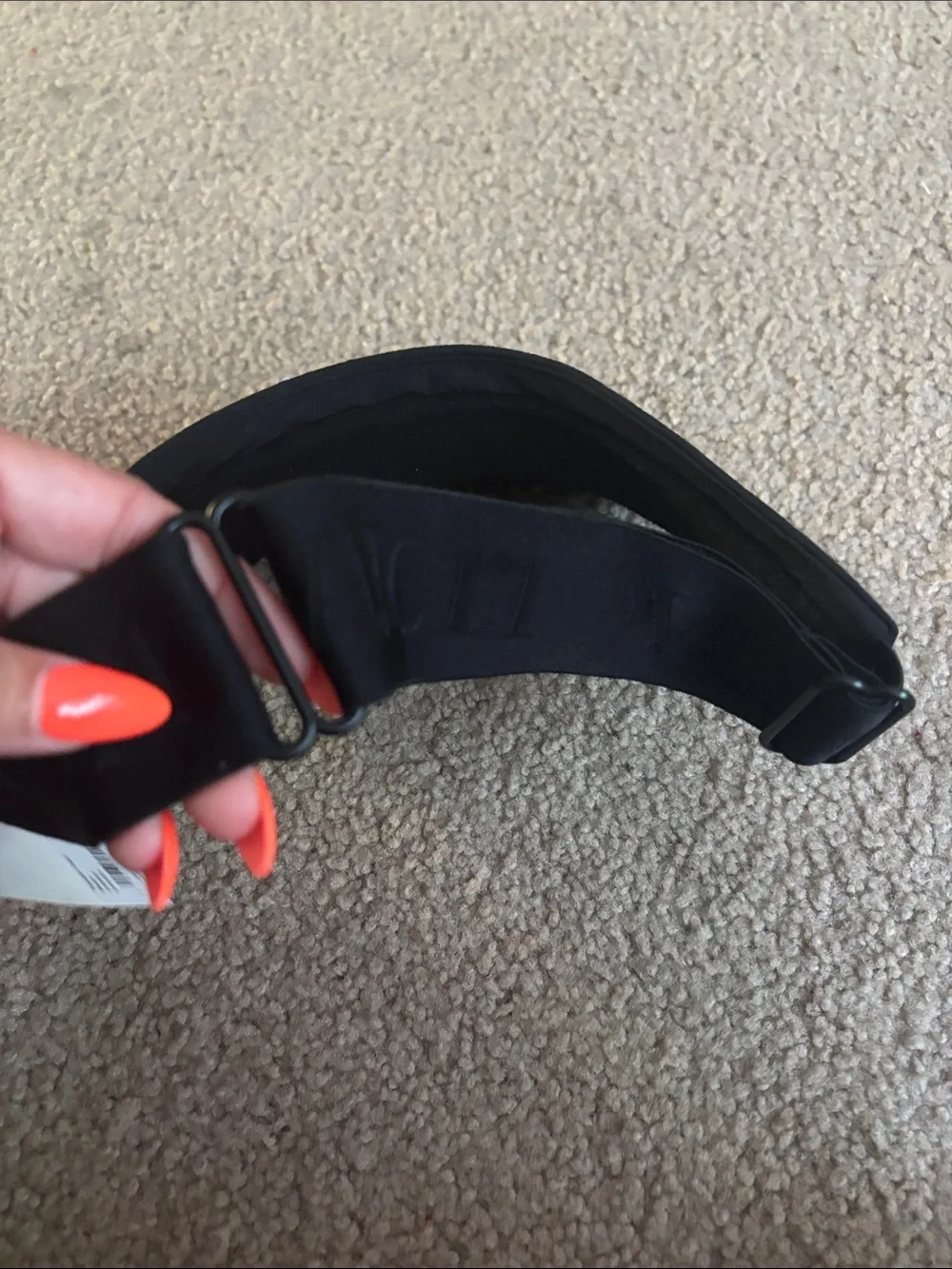 Vuori Black Women's Sun Visor NWT